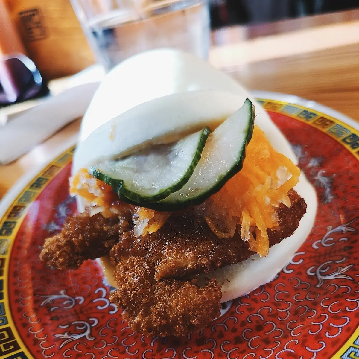 Crispy Coconut Shrimp Bao
