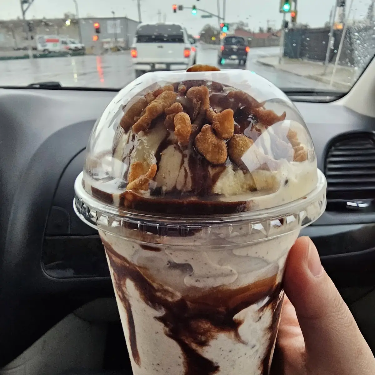 Deep Fried Oreo Cookie Shake