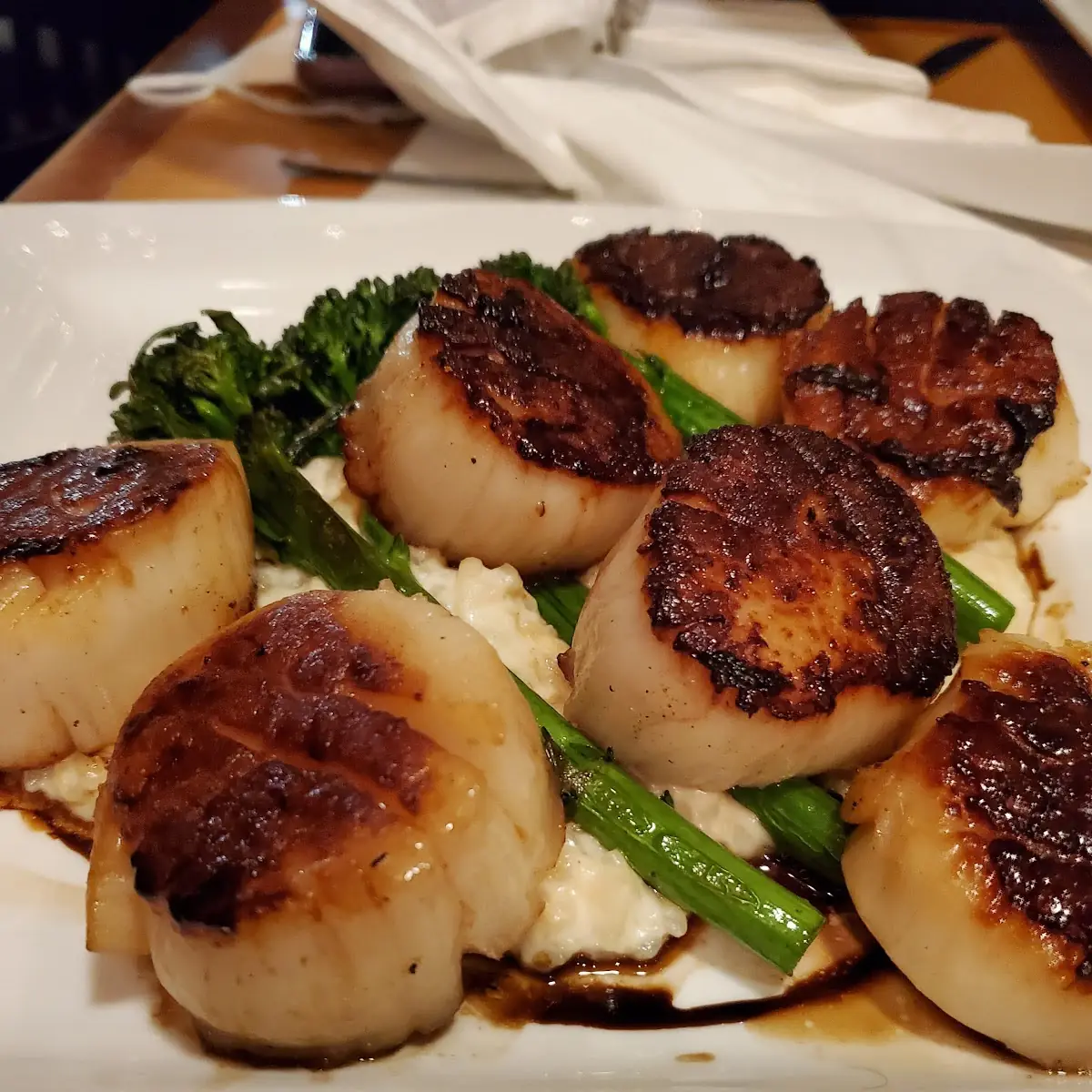 Pan-Seared Scallops