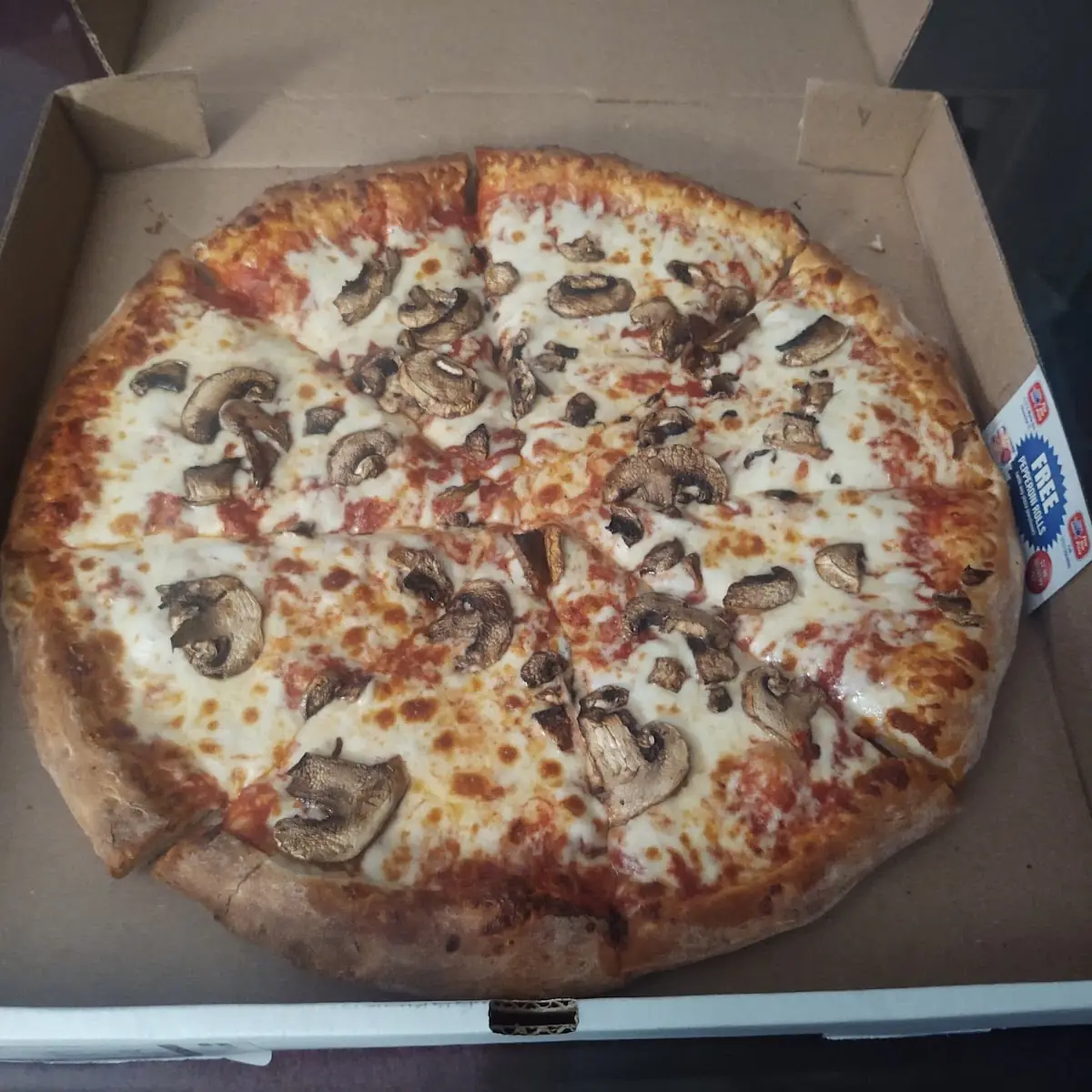 Large Mushroom Pizza