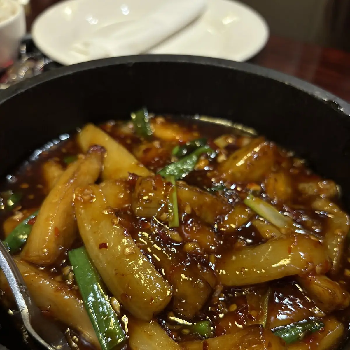 Eggplant in Spicy Garlic Sauce