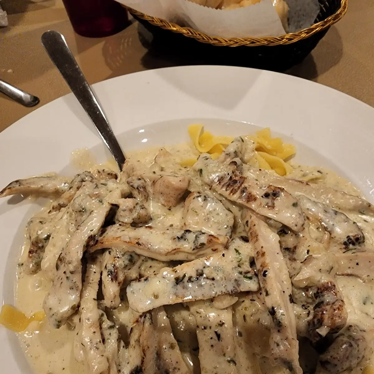 Grilled Chicken Alfredo