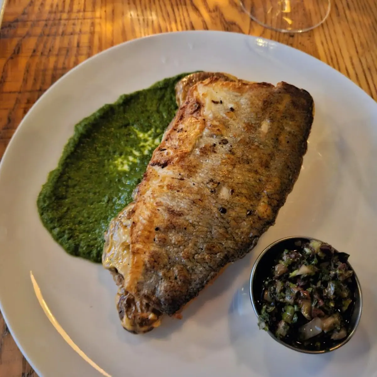 Pan Seared Triple Tail
