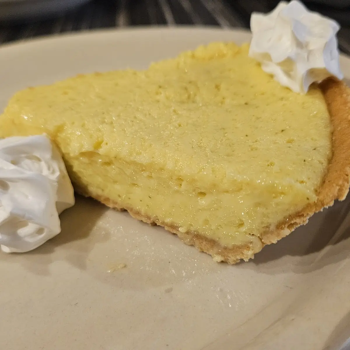 Key Lime Pie Slice