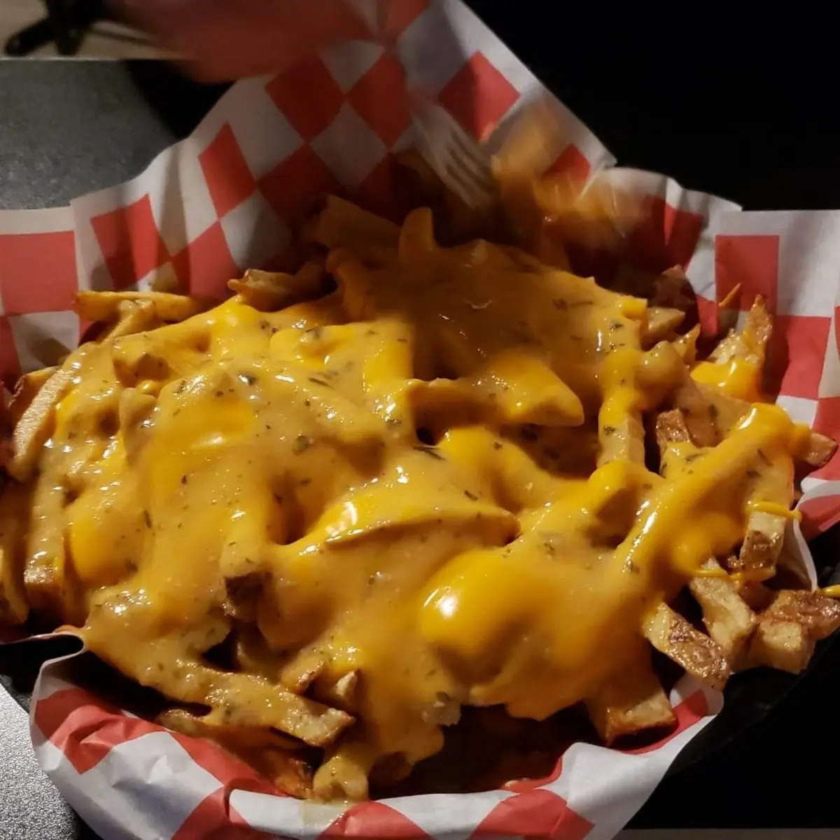 Devil Fries with Garlic Parm Sauce