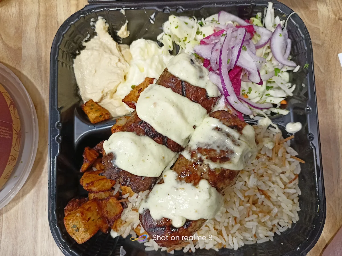 Kebab Kafta Plate, Restaurant Boustan