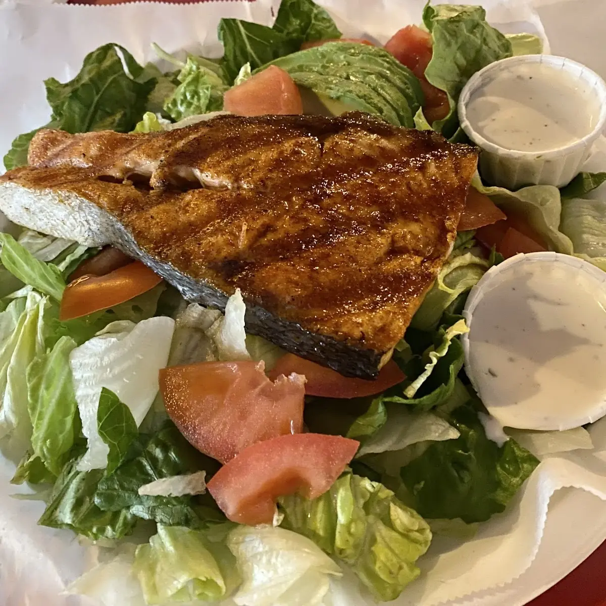 Mesquite Grilled Salmon Salad