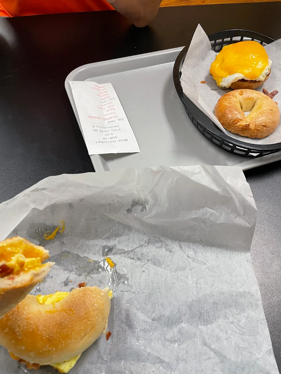 Bacon Egg and Cheese on Plain Bagel