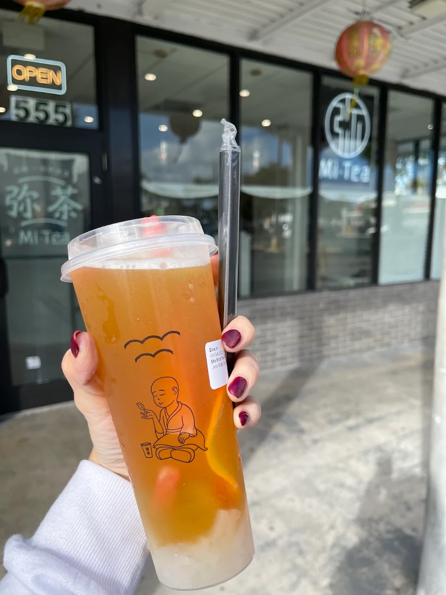 Cheese-Covered Jasmine Green Tea