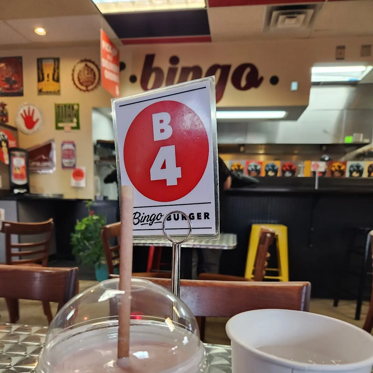 Burger Fries and Strawberry Shake