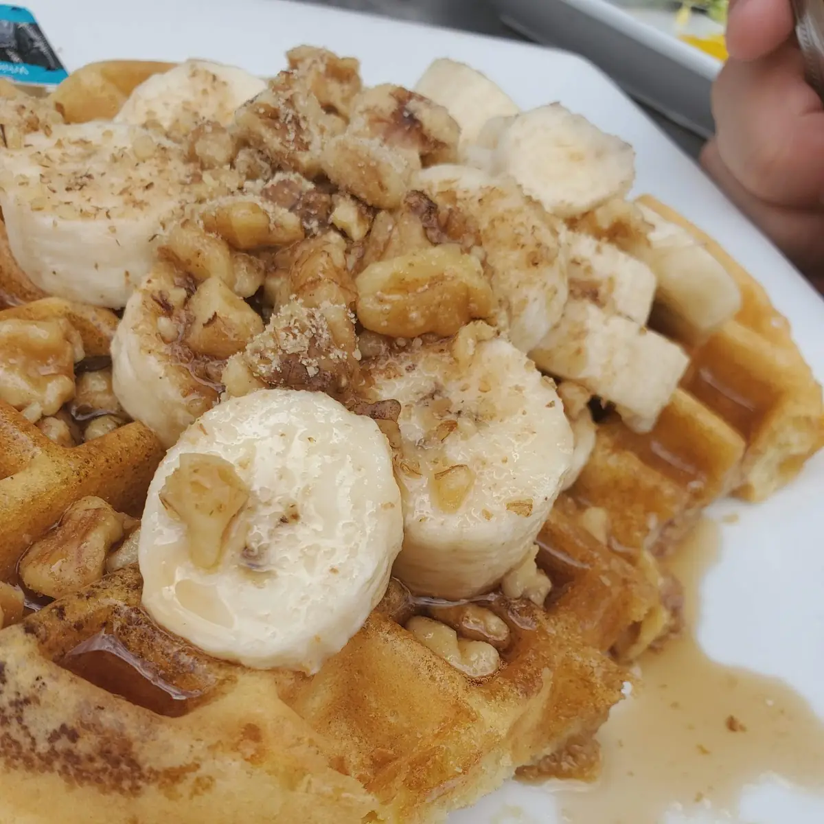 Banana Walnut Waffle