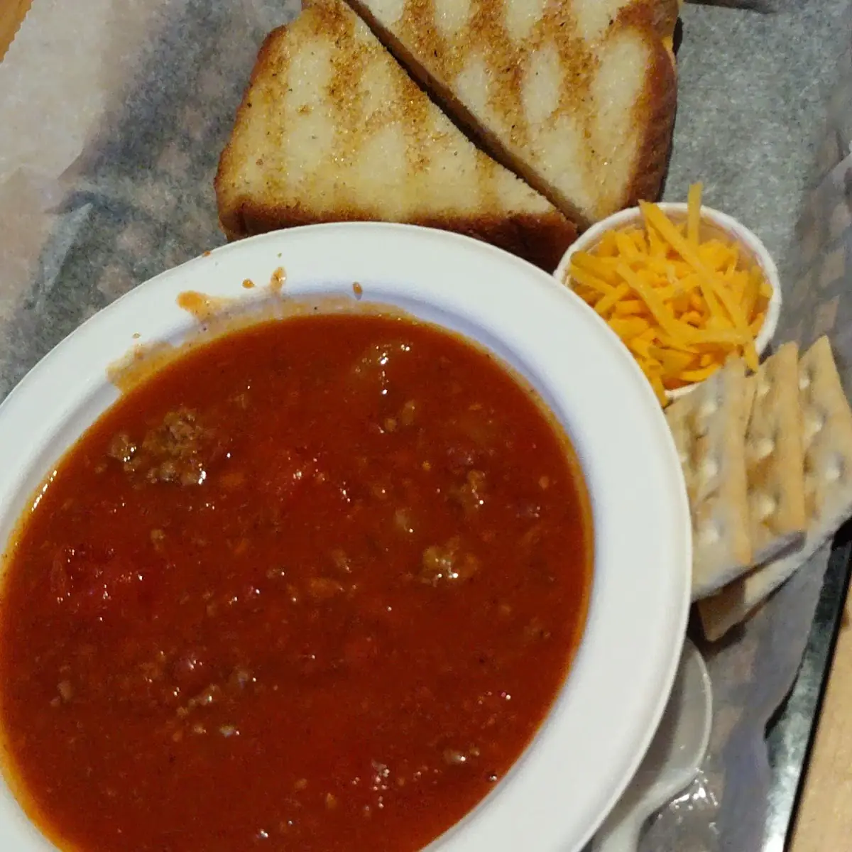 Grilled Cheese and Chili