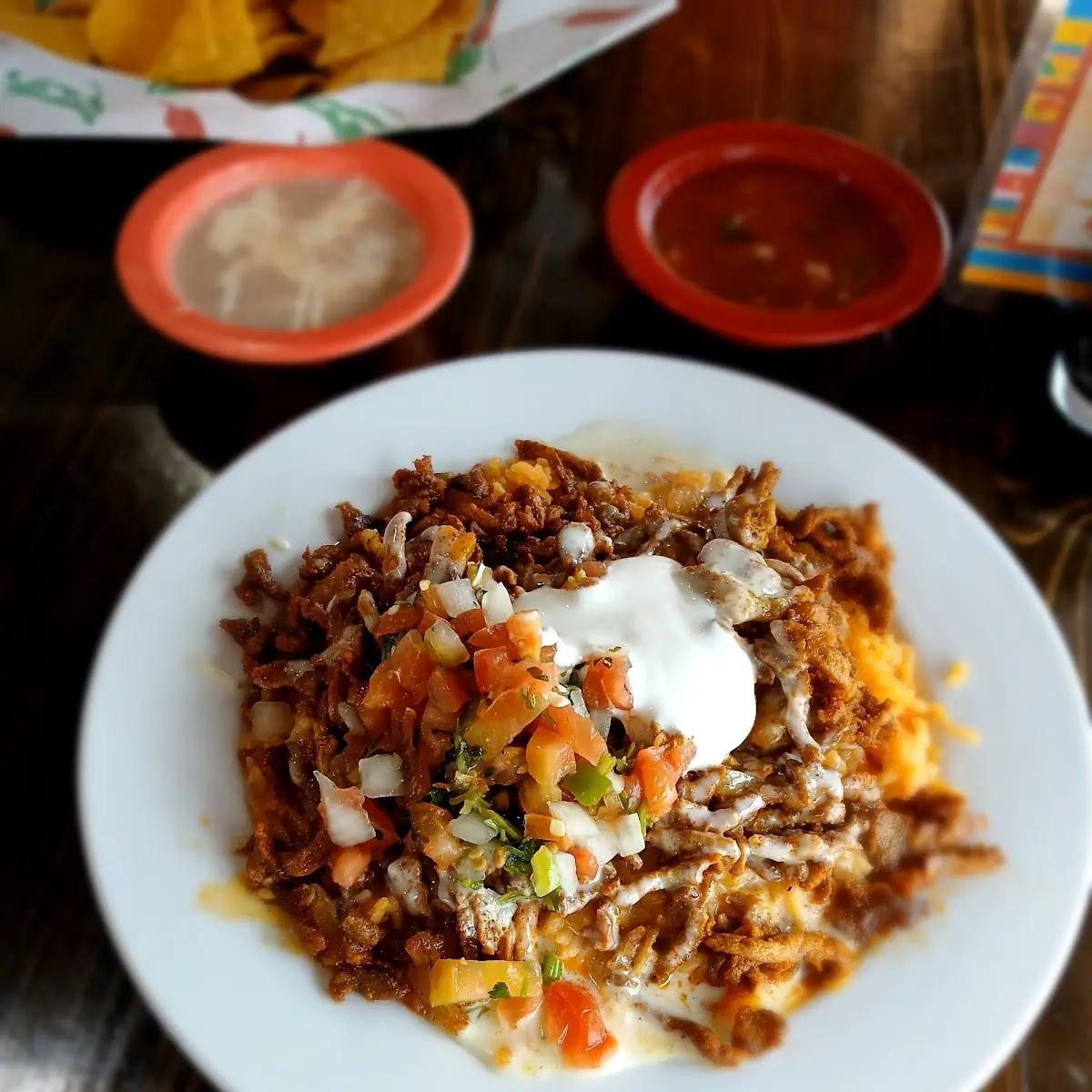 Chori Pollo Nachos