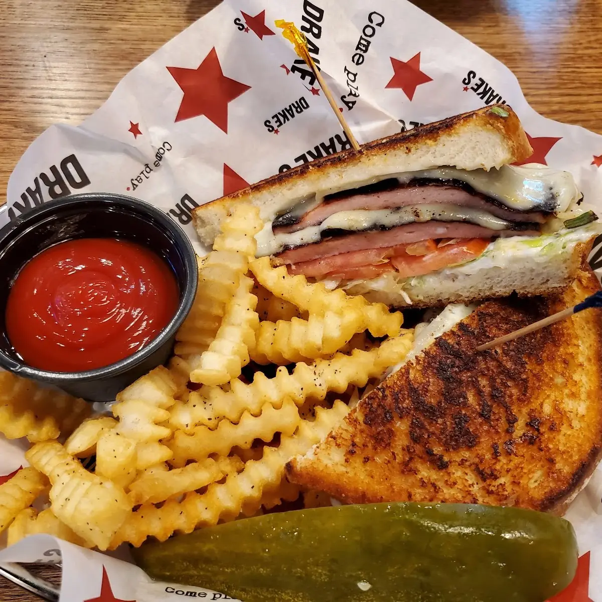 Fried Balogna Sandwich