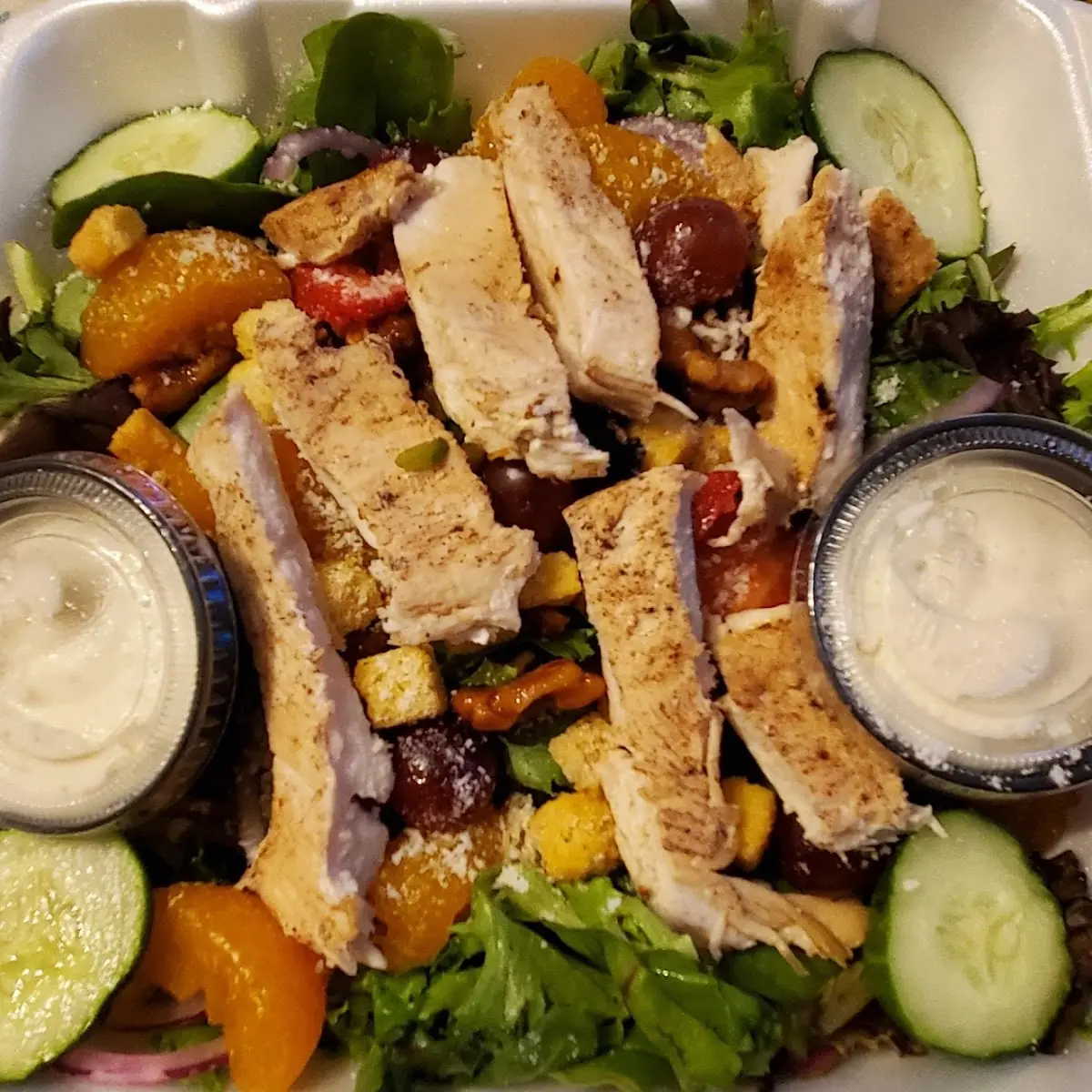Grilled Chicken Buffalo Chicken Salad