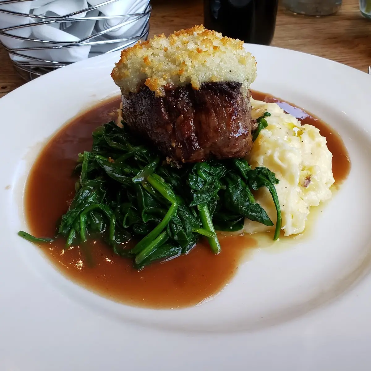 Braised Boneless Beef Short Rib Gratinée