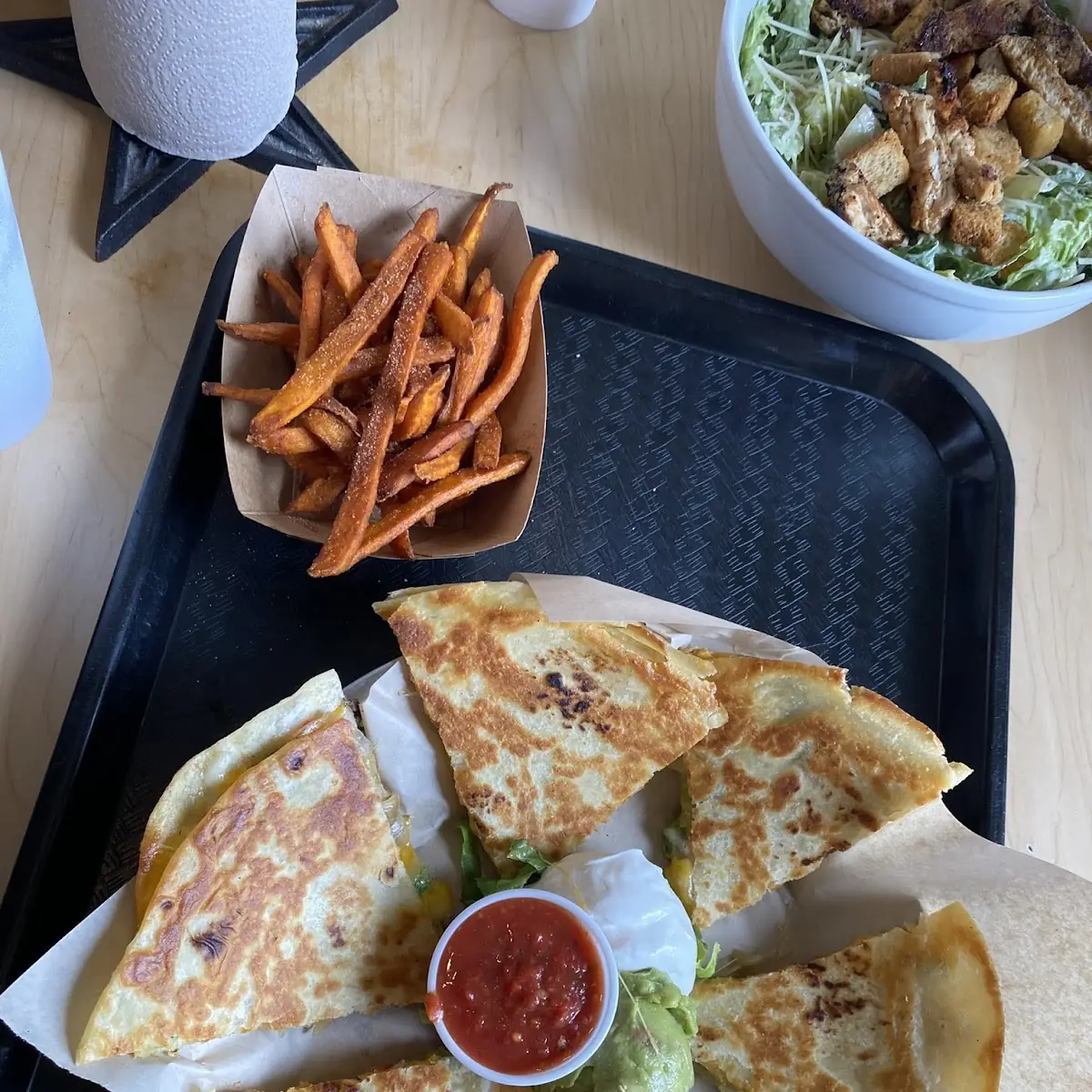 Cheese Quesadilla & Fries
