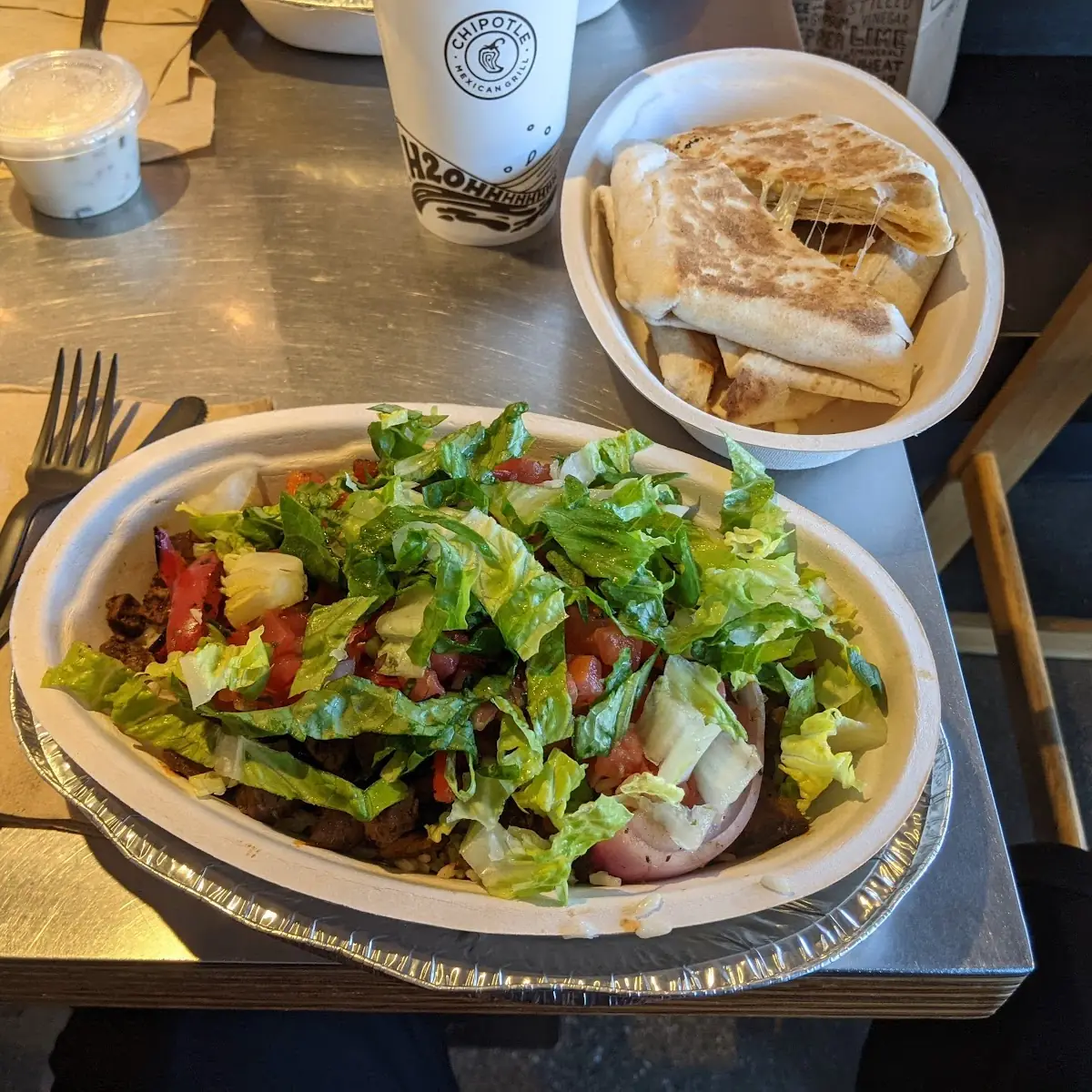 Rice Bowl with Steak Bowl