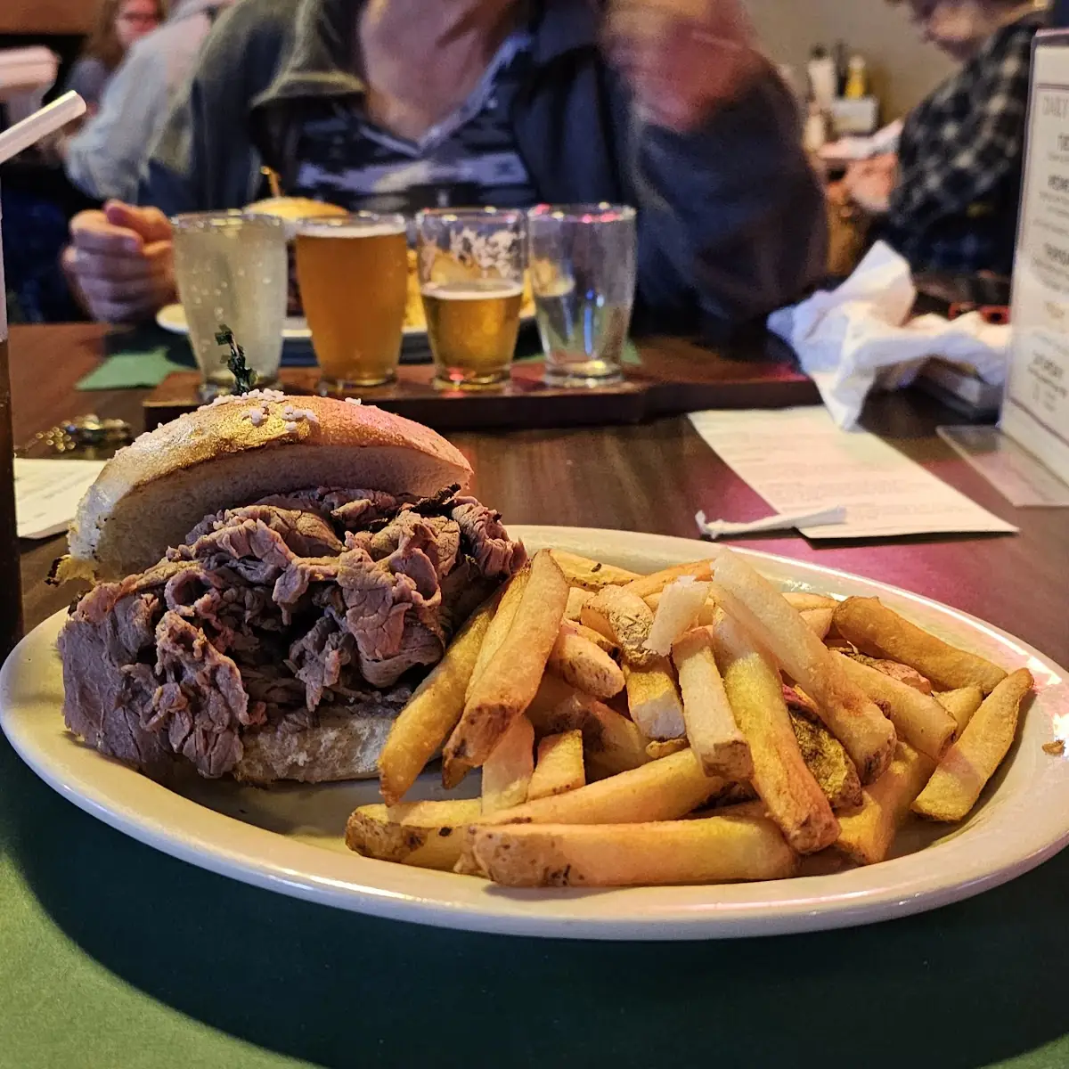 Open Steak Sandwich Prime Rib Sandwich