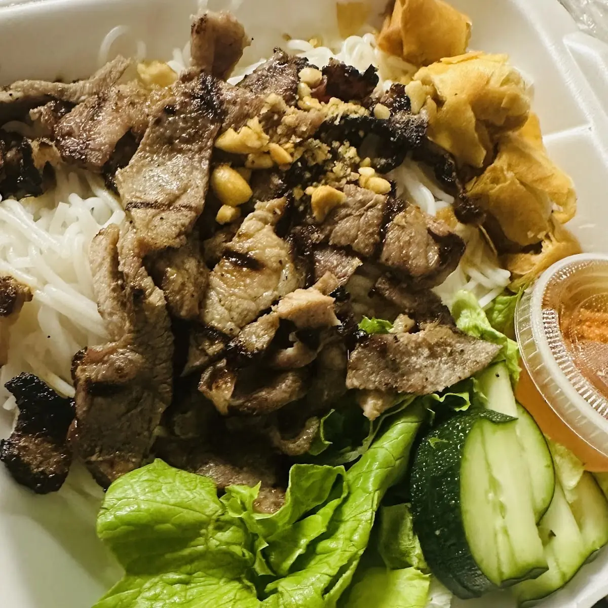 Grilled Pork & Egg Roll Vermicelli