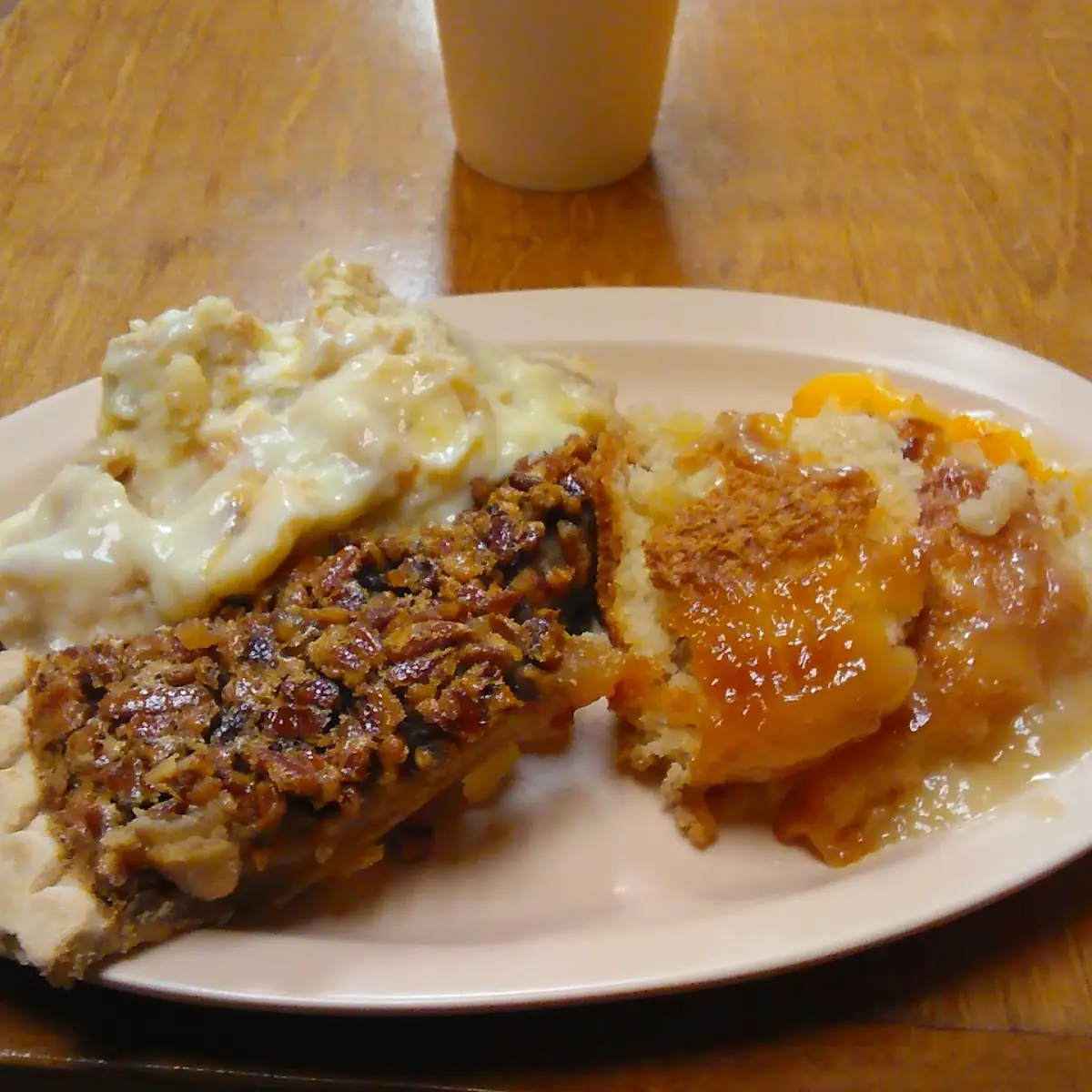Peach Cobbler & Banana Pudding