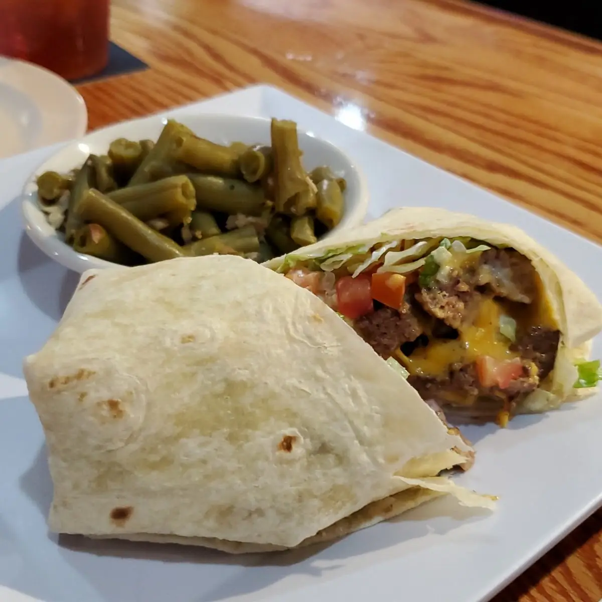 Bacon Cheeseburger Wrap