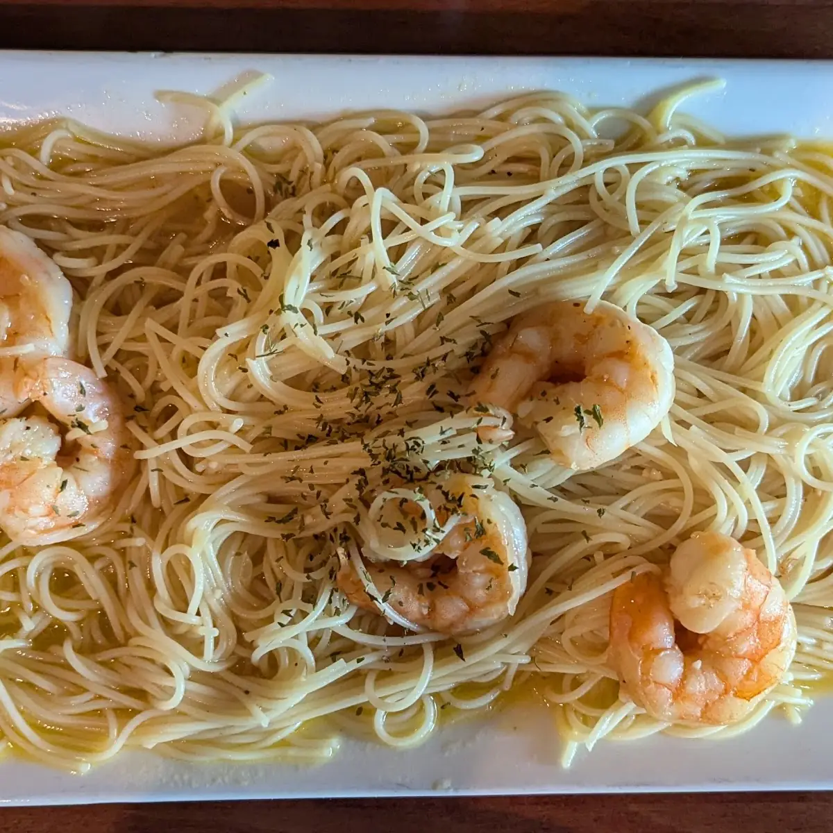 Pasta with Shrimp Scampi