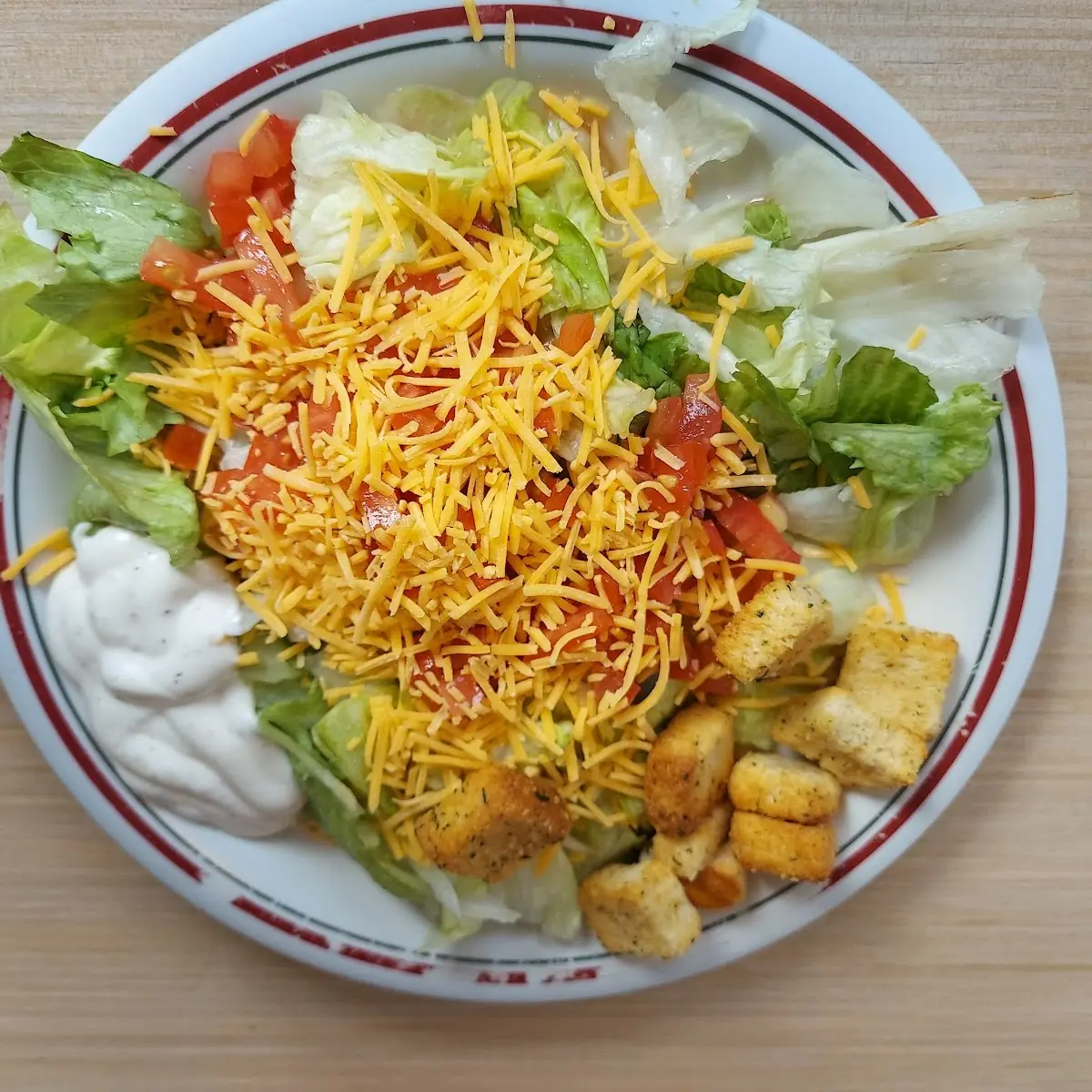 Side Salad w Ranch Dressing