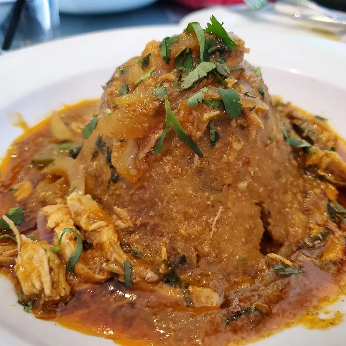 Mofongo with Chicken