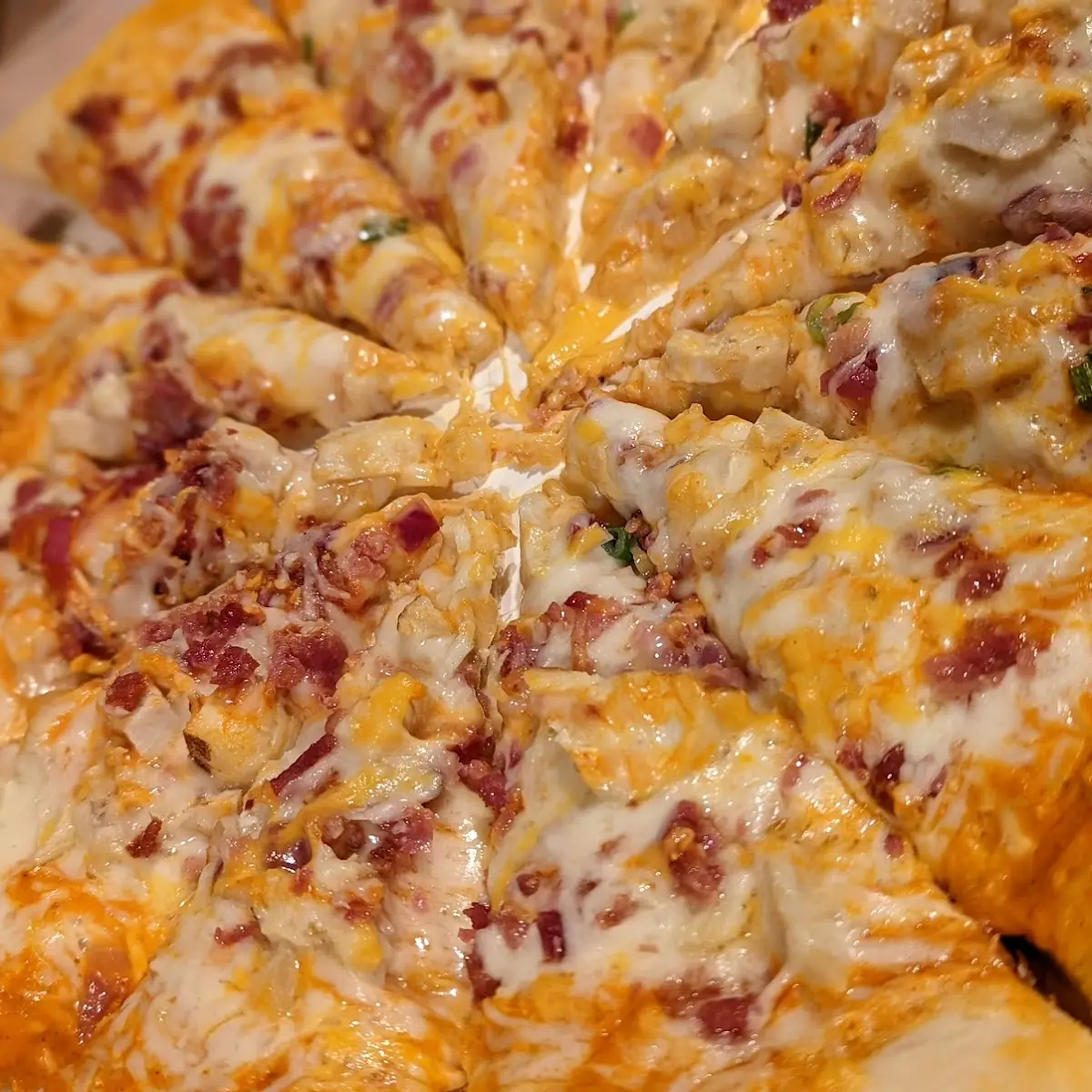 Buffalo Ranch Chicken Pizza