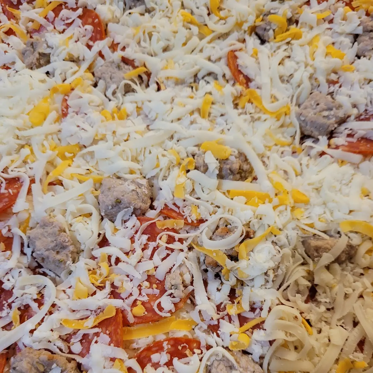 Pepperoni and Sausage Pizza