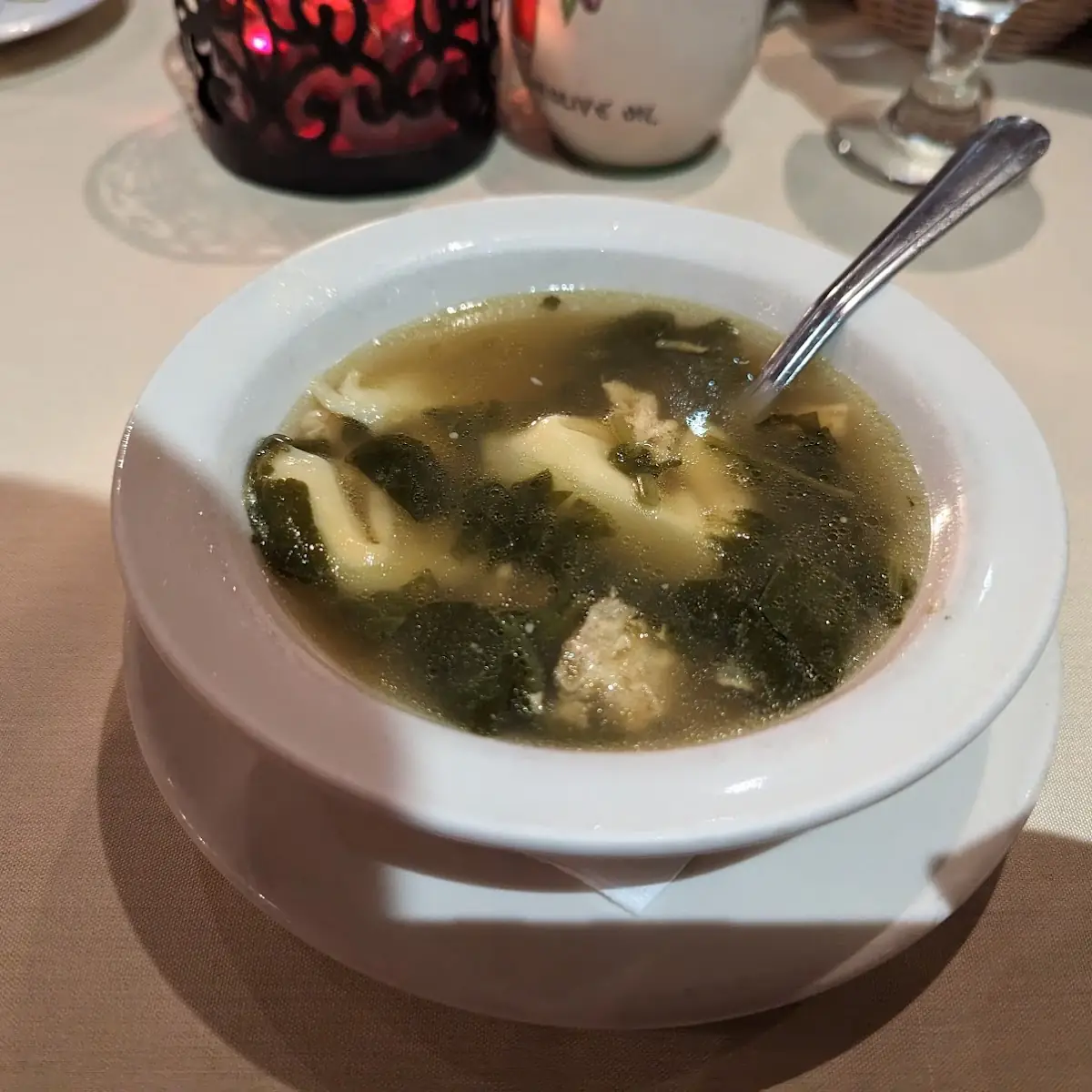 Tortellini Egg Drop Soup