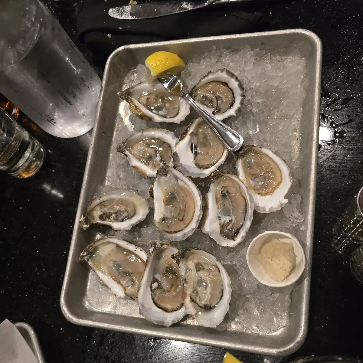 Oysters on the Half Shell 1 Each Happy Hour 4 to 6