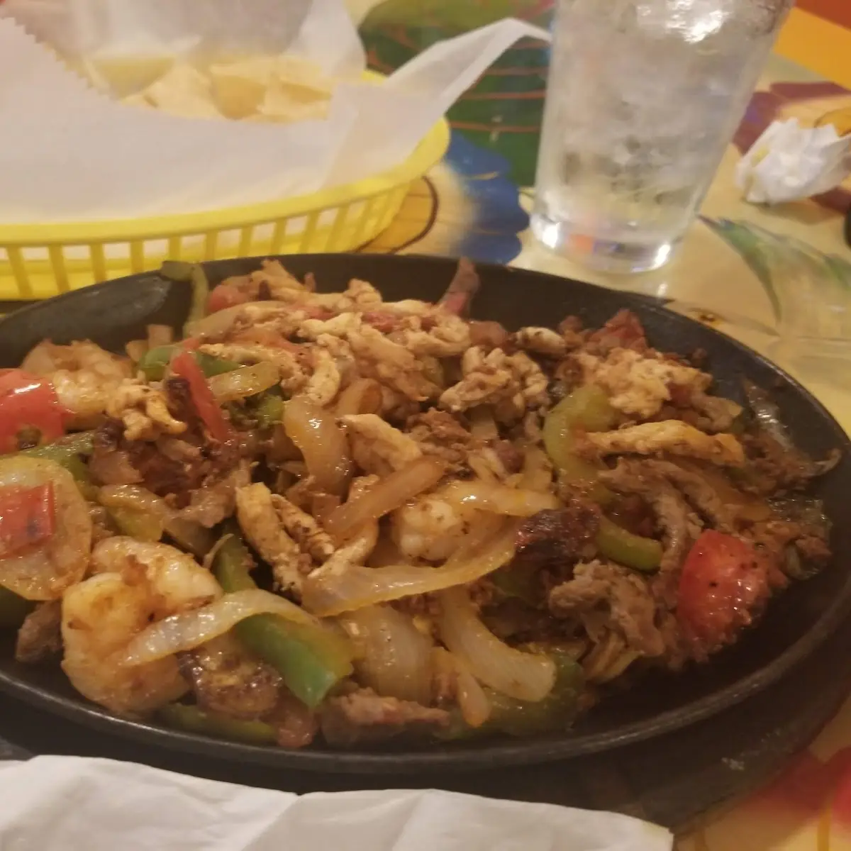 Lunch Shrimp Fajitas