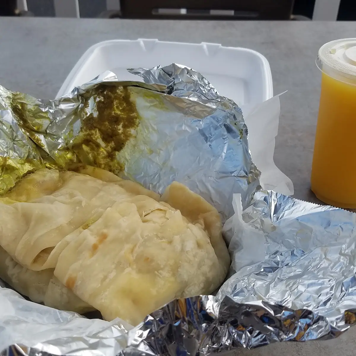 Curry Chicken Roti