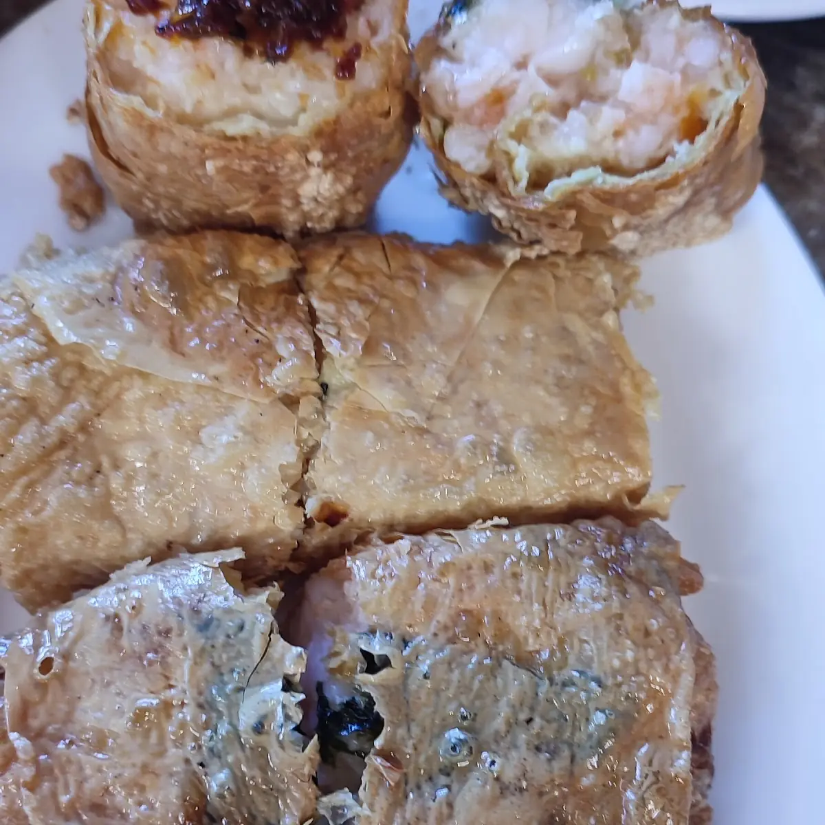 Fried Bean Curd with Shrimp