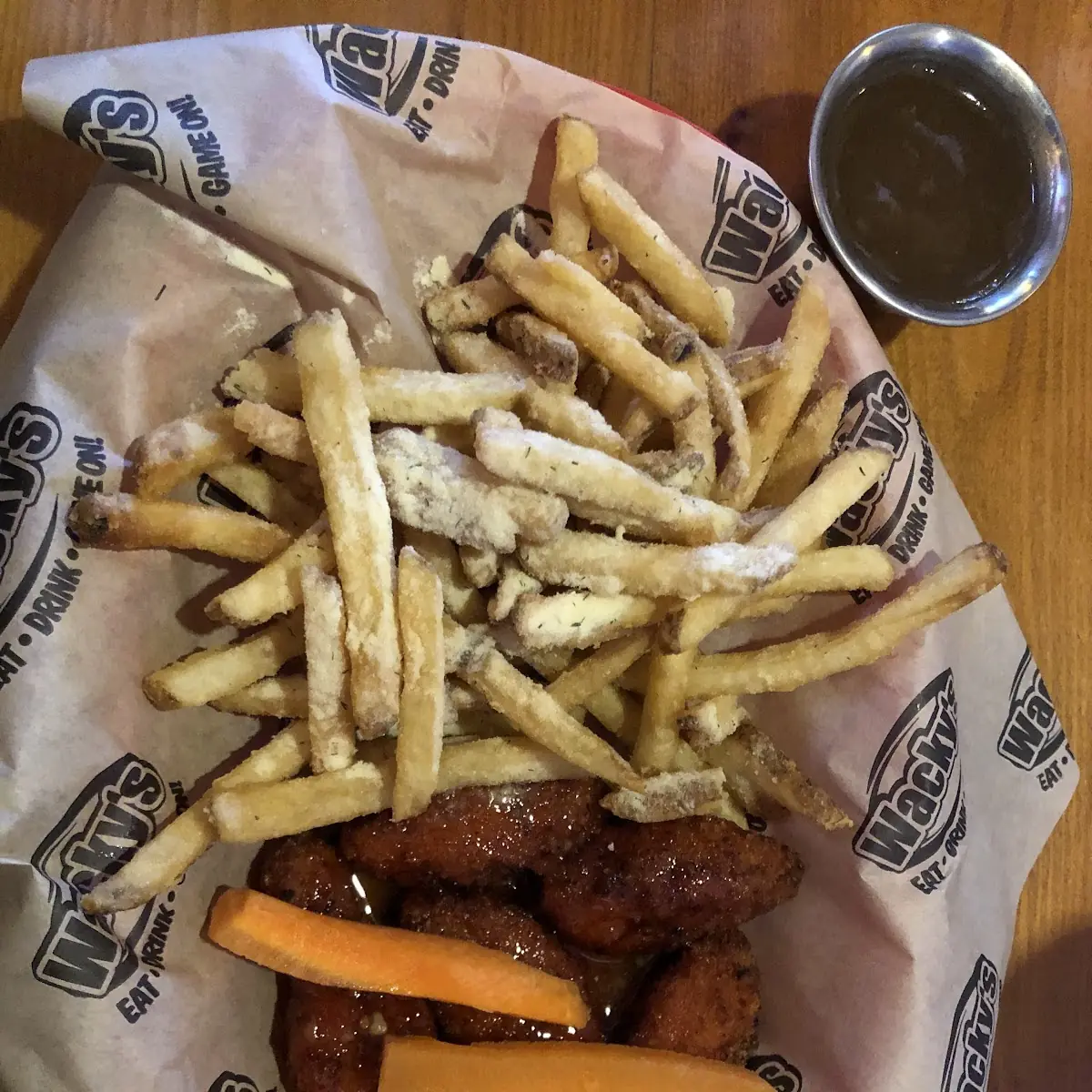 Plant Based Wings and Fries