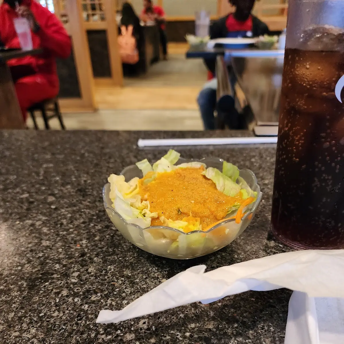 Salad with Ginger Dressing