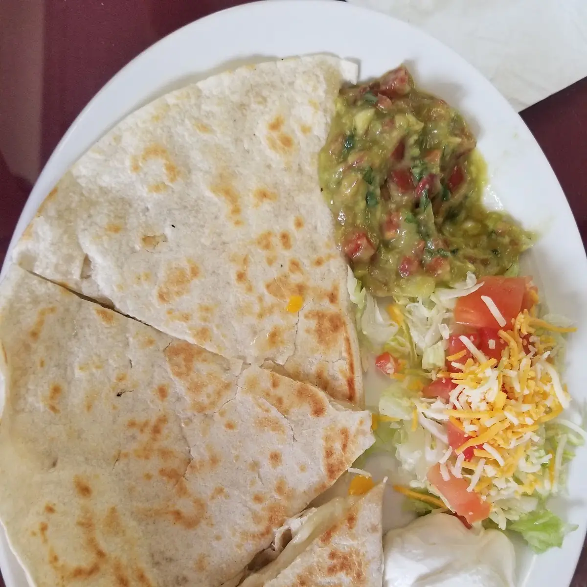 Cheese Quesadilla