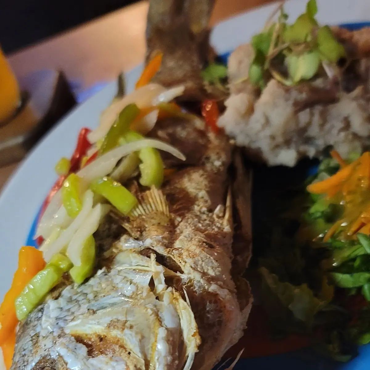 Fried Whole Red Snapper