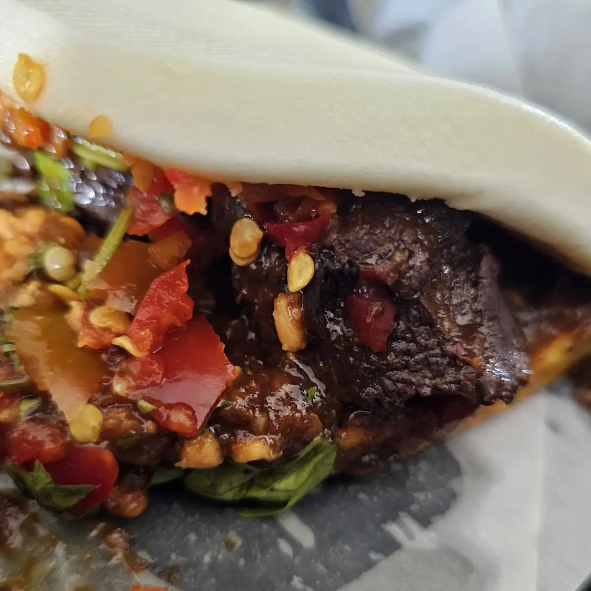 Szechuan Beef Bao