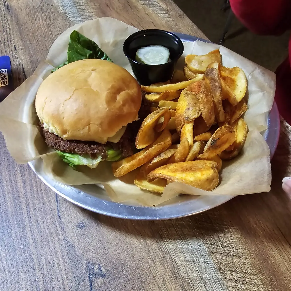 Burger and Fries