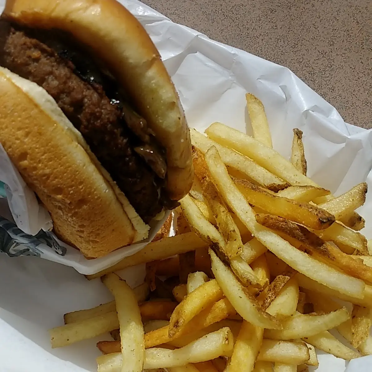 Mushroom Swiss Burger