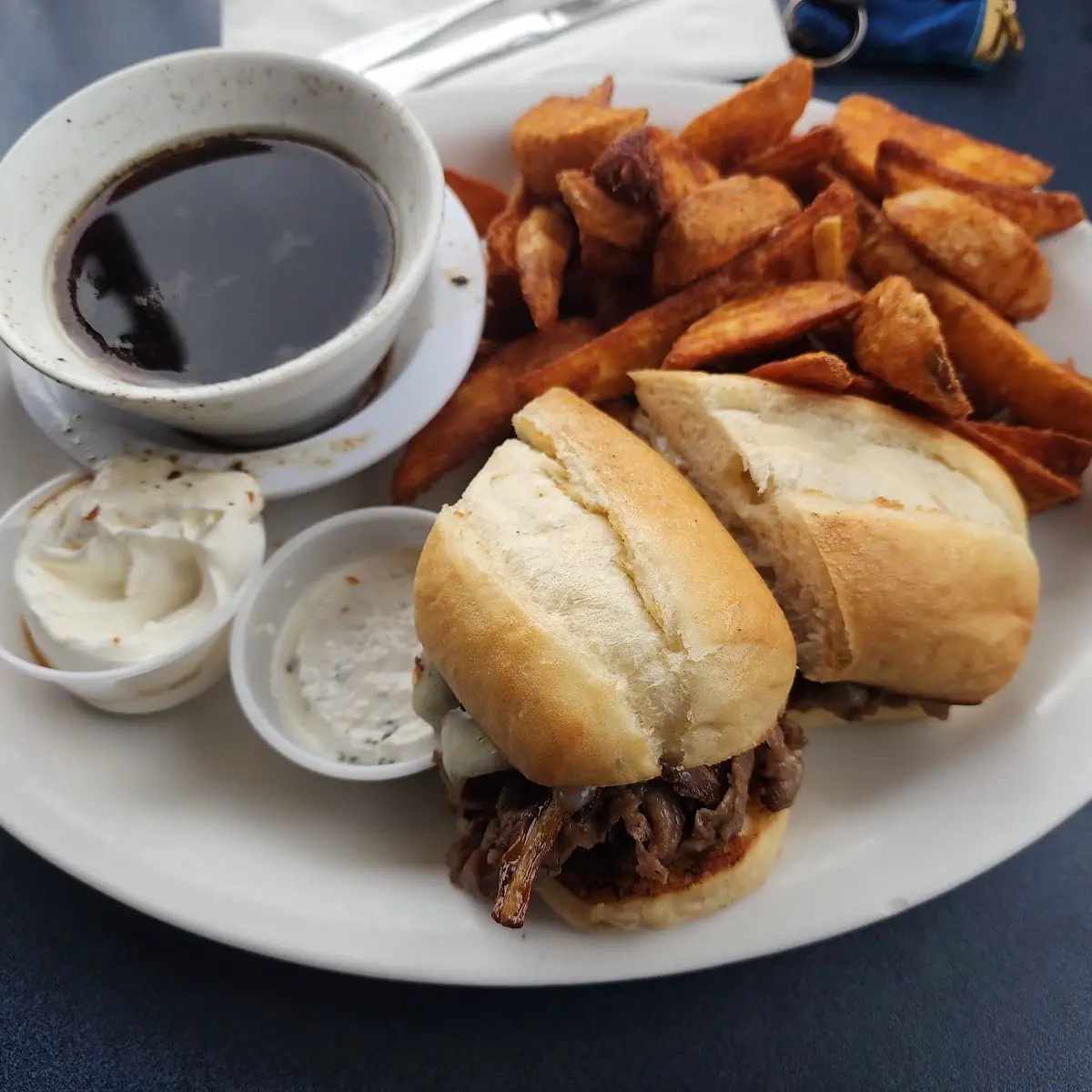 Prime Rib French Dip Sandwich
