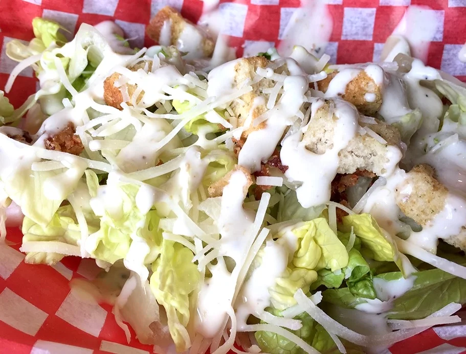 Creamy Caesar Salad, Alberta Wing Shack Canmore