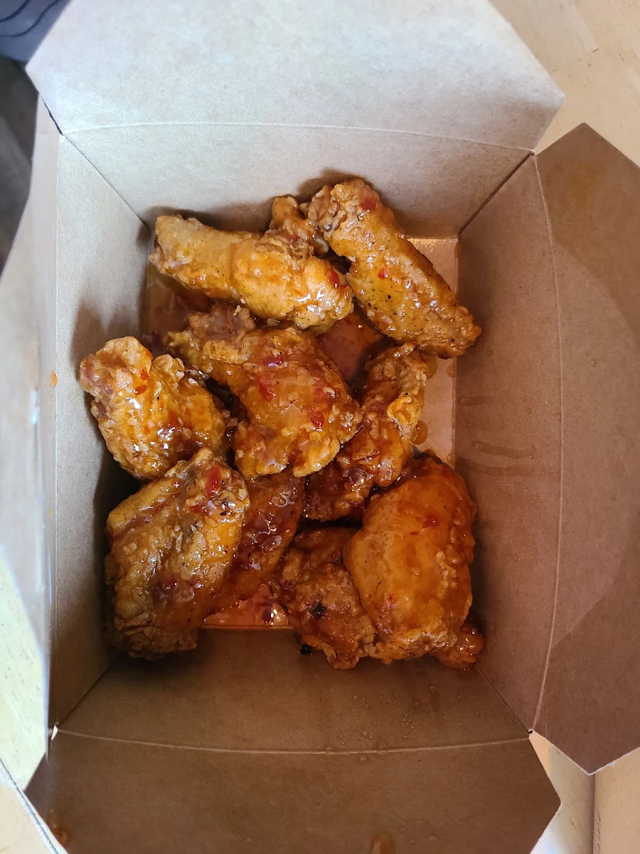 Honey Garlic Wings, Alberta Wing Shack Canmore
