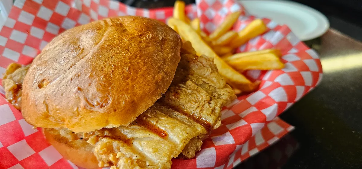Pork Sandwich, Alberta Wing Shack Canmore