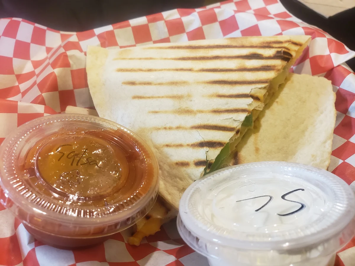 Quesadila, Alberta Wing Shack Canmore