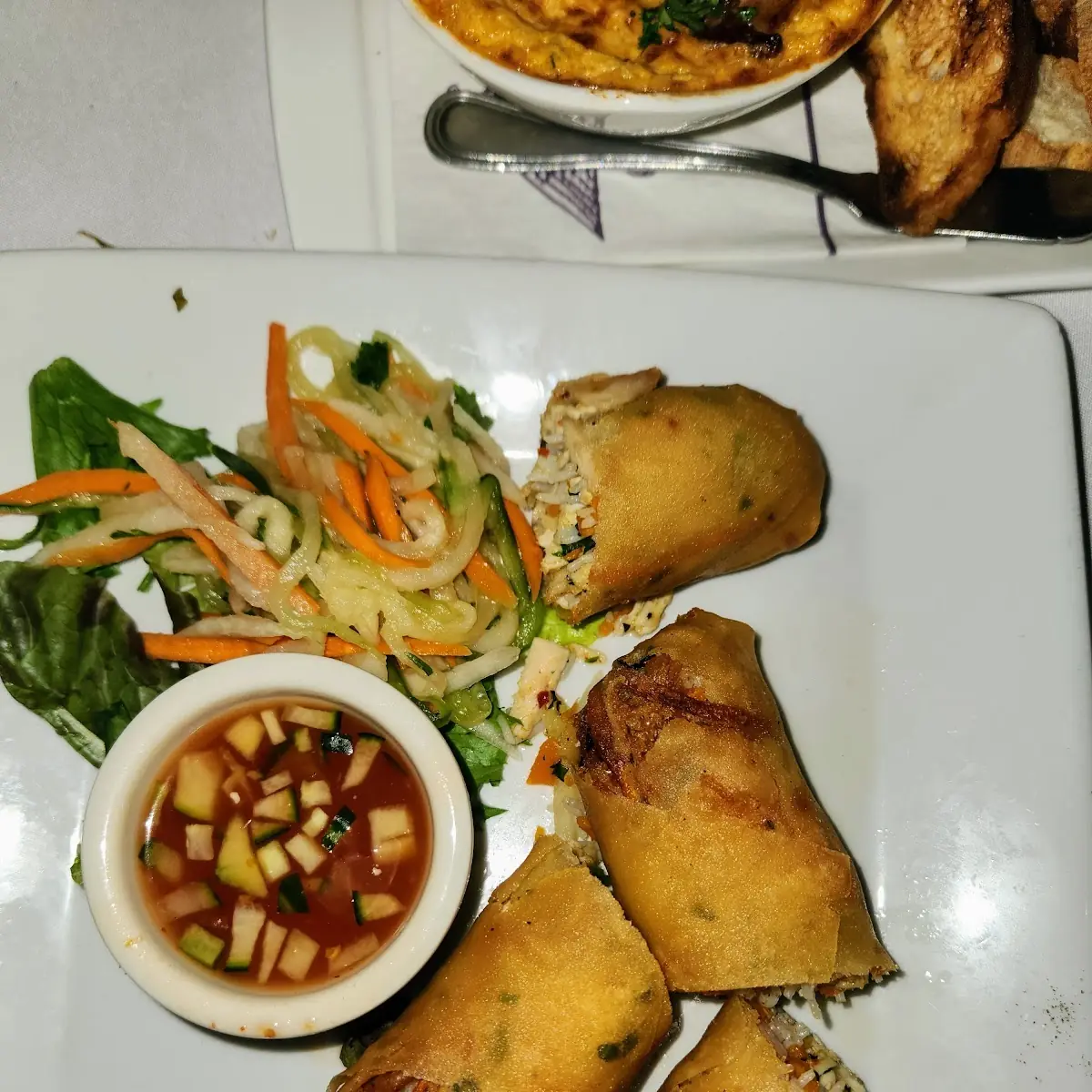 Chicken & Shrimp Spring Rolls