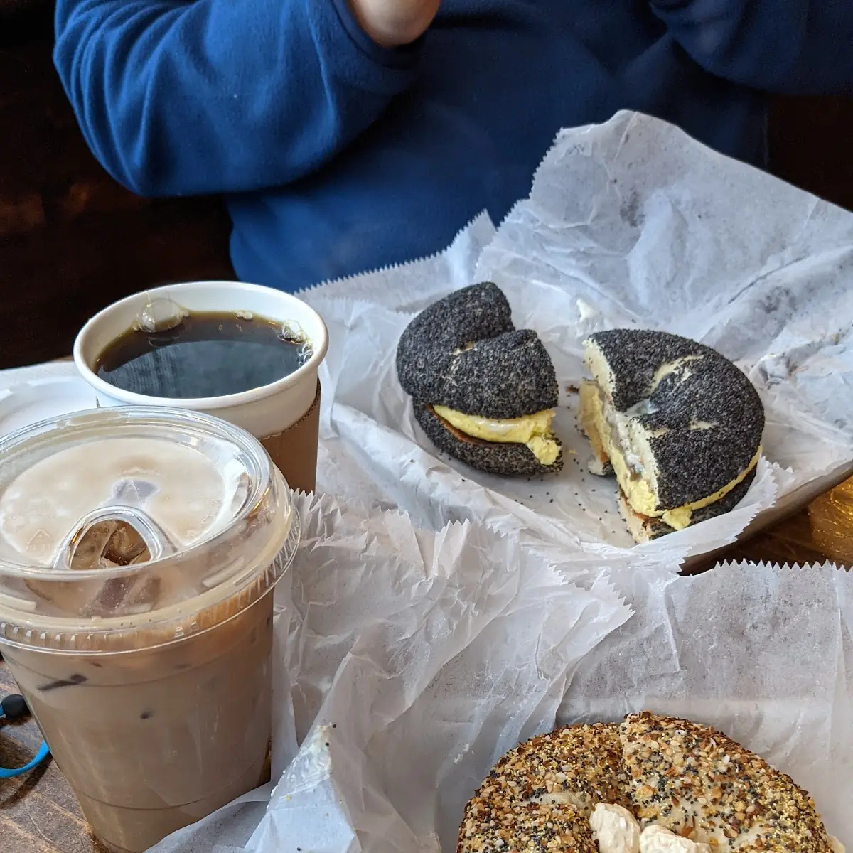 Everything Bagel with Cream Cheese
